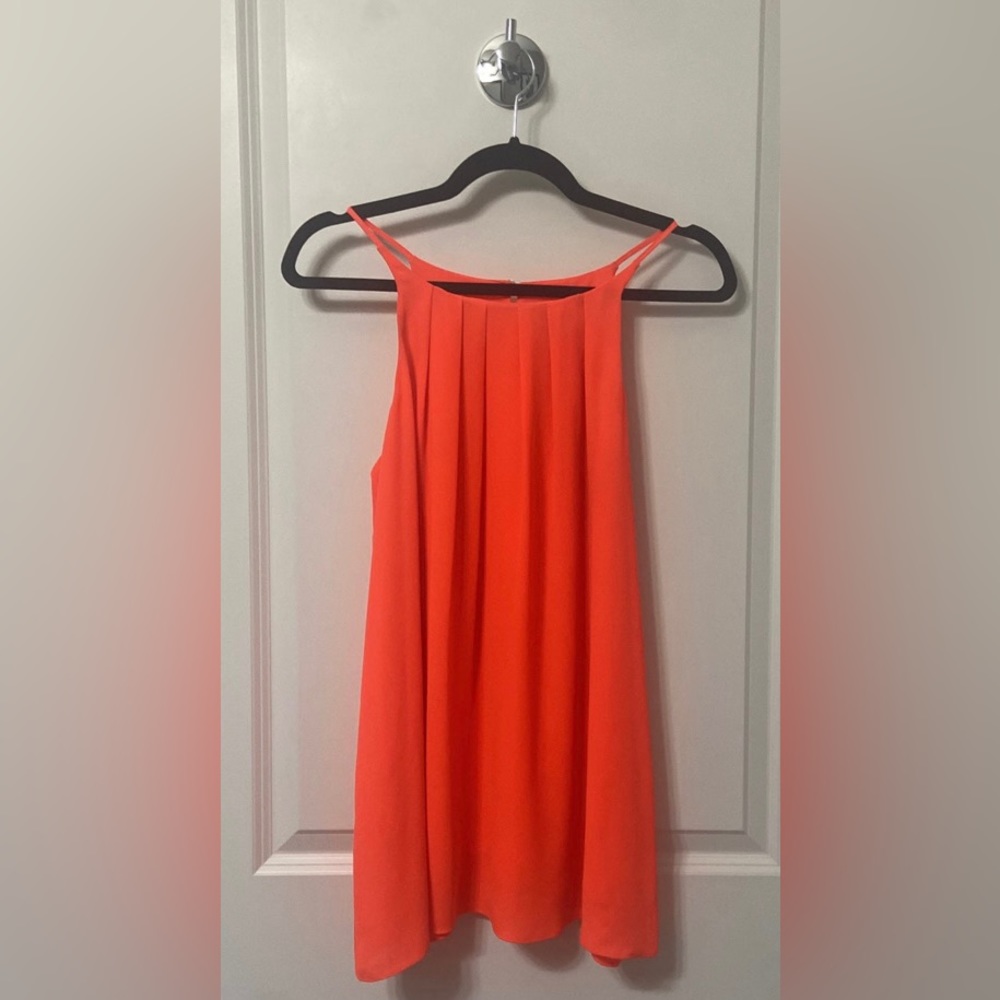 Orange mini dress